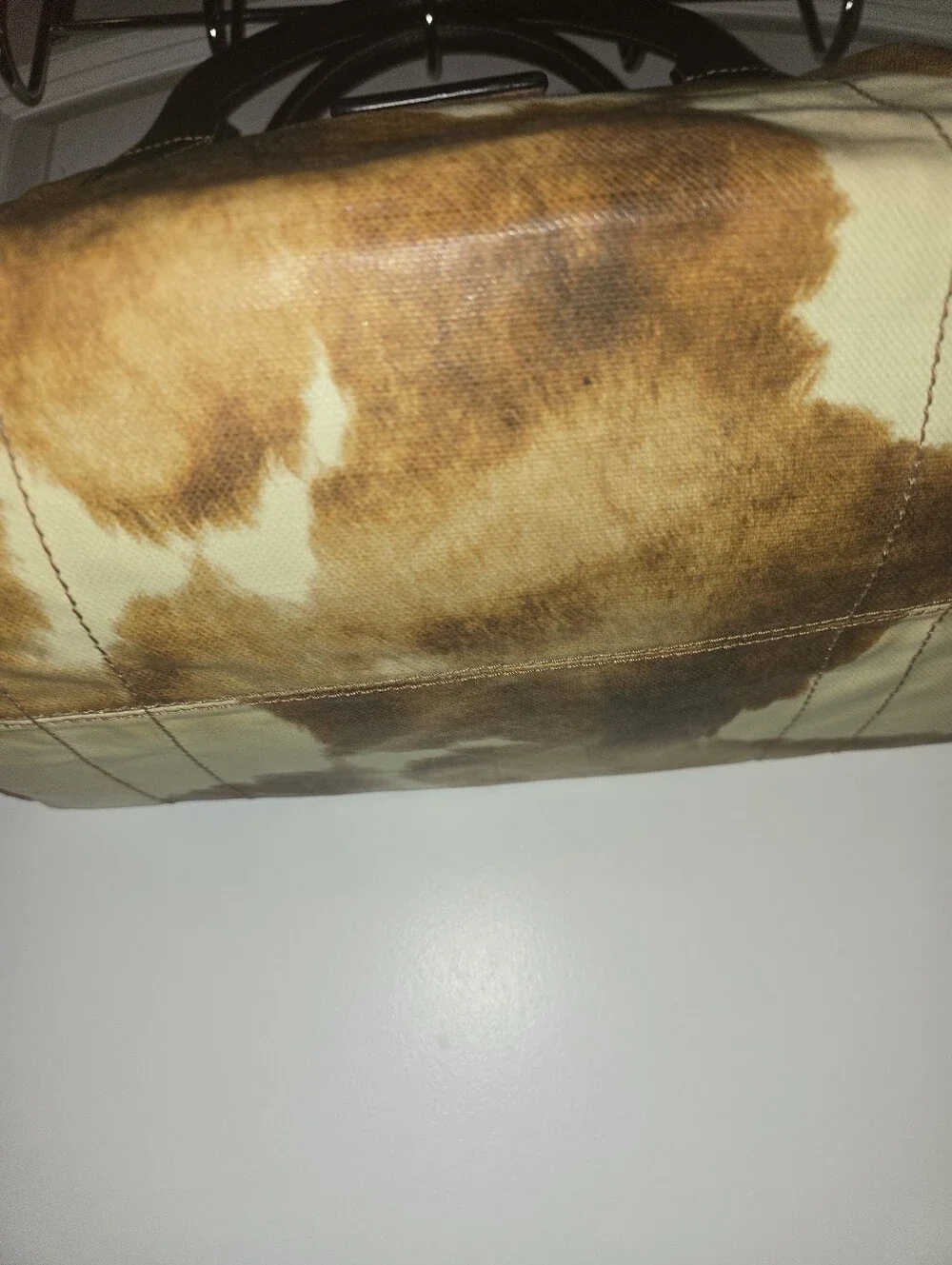 Rare Dooney & Bourke Vintage Cow Satchel